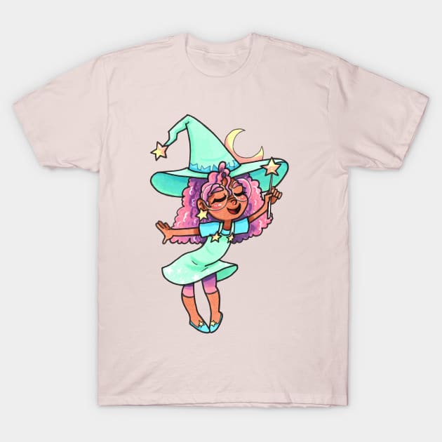 Pastel Witch T-Shirt by LittleGreenHat